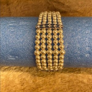 🛑PEARL AND RHINESTONE BRACELET